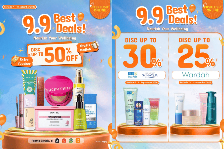 diskon 9.9 skincare dan makeup