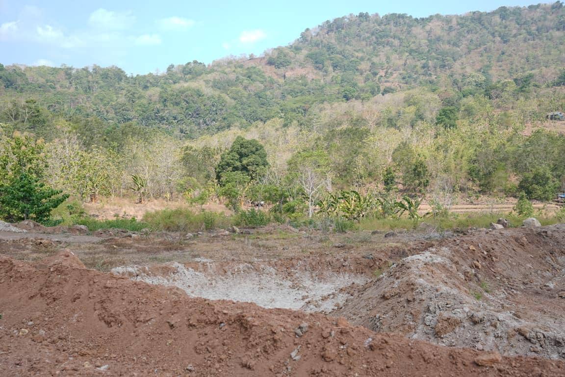 Hamparan lahan di Desa Tompobulu, Maros, yang dipertimbangkan Pemkot Makassar untuk lokasi TPU baru.