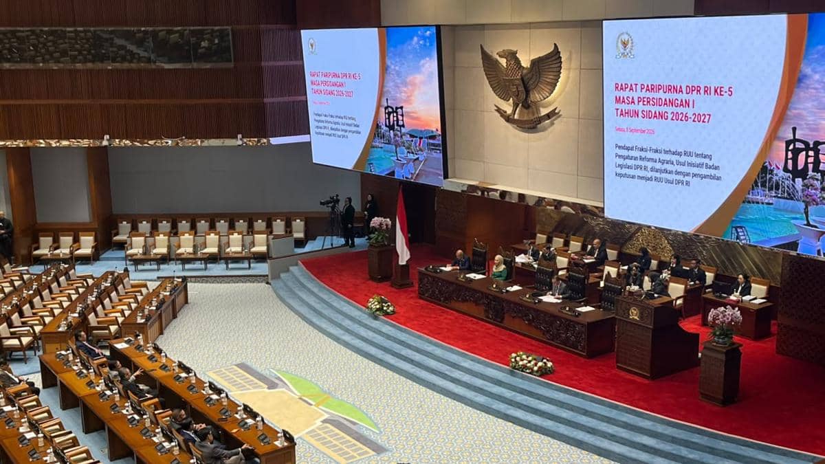 Rapat Paripurna Setujui 4 RUU Jadi Usul Inisiatif DPR, Ada Reforma Agraria