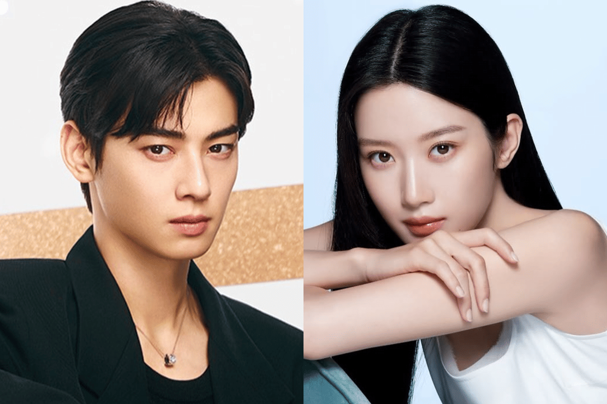 potret Cha Eun Woo dan Moon Ga Young