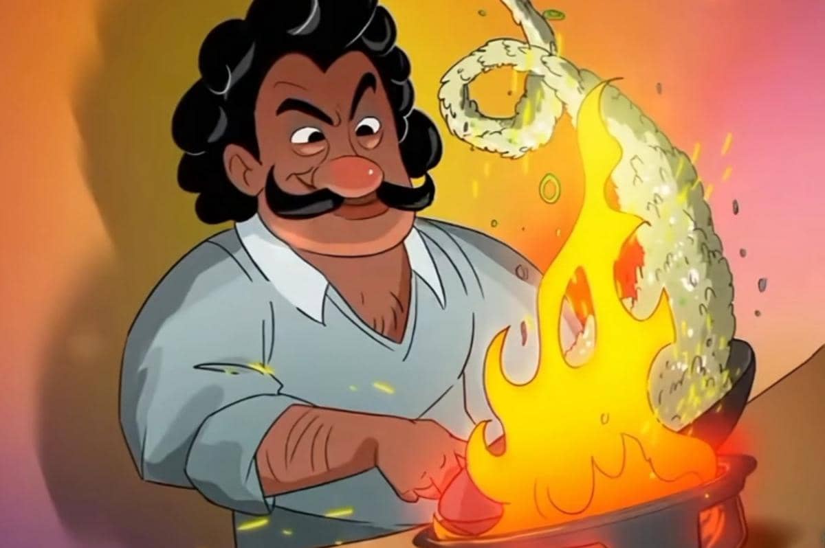 Cuplikan episode Kasut Batik di serial Upin & Ipin