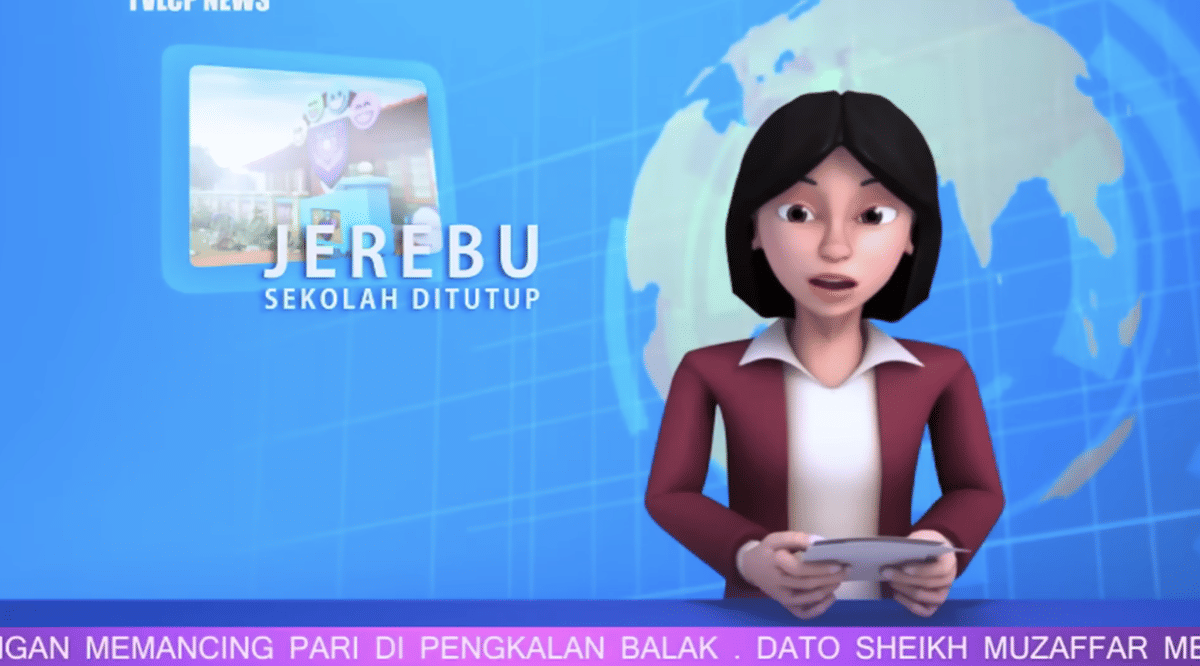 cuplikan episode Bahaya Jerebu di animasi Upin Ipin