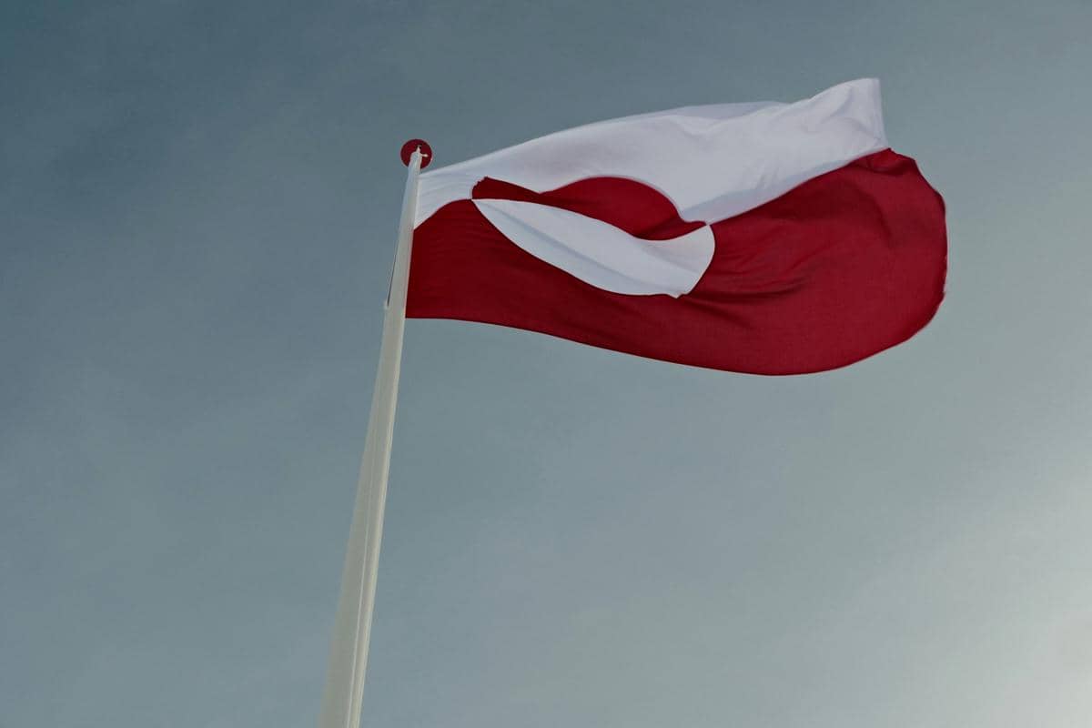 ilustrasi bendera Greenland