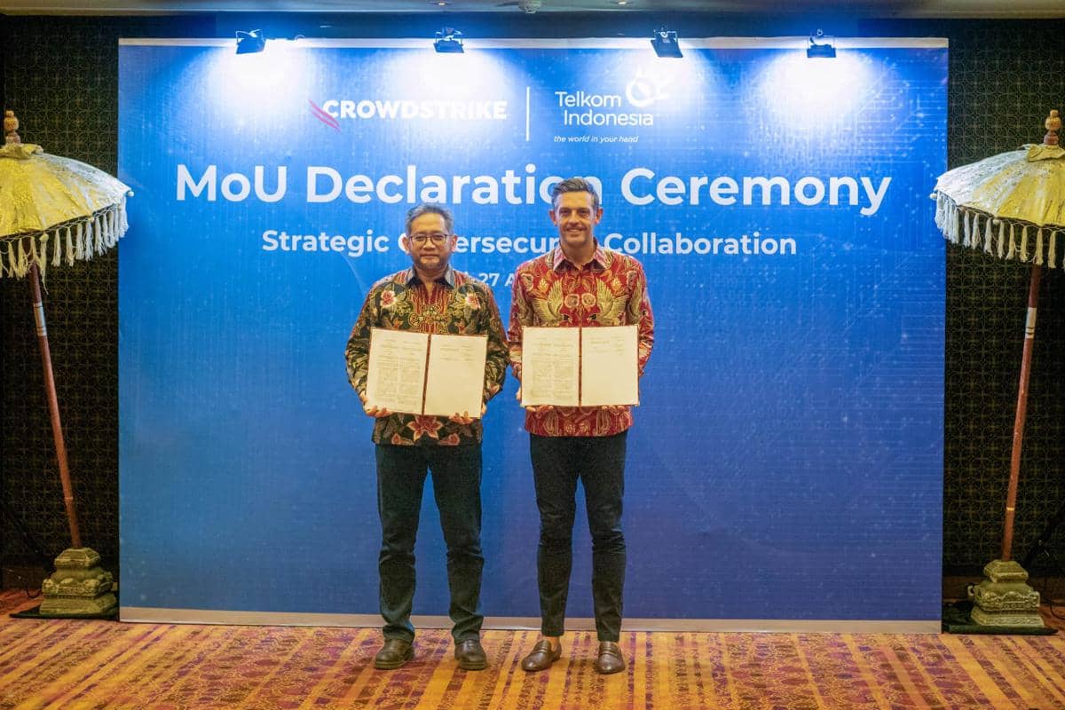 Telkom Gandeng CrowdStrike Perkuat Keamanan Siber Berbasis AI