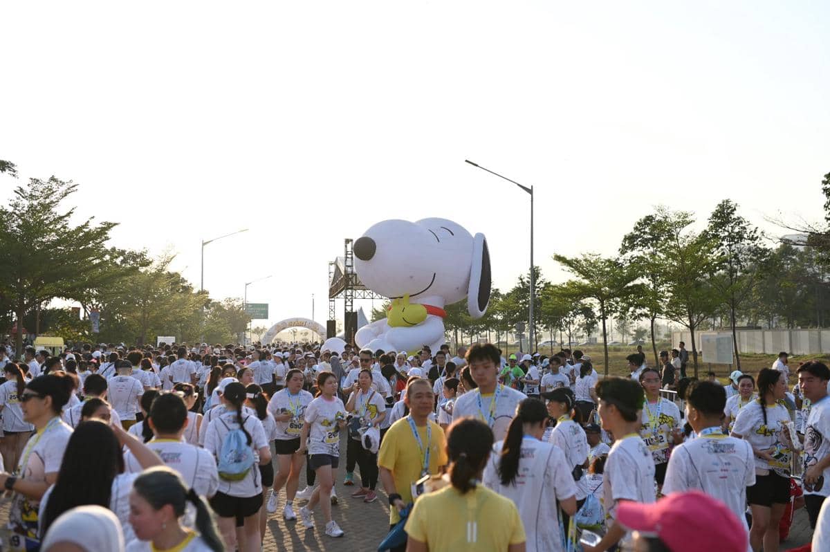 PIK Berubah Jadi Dunia Snoopy! Puncaknya 6.500 Pelari di Snoopy Run