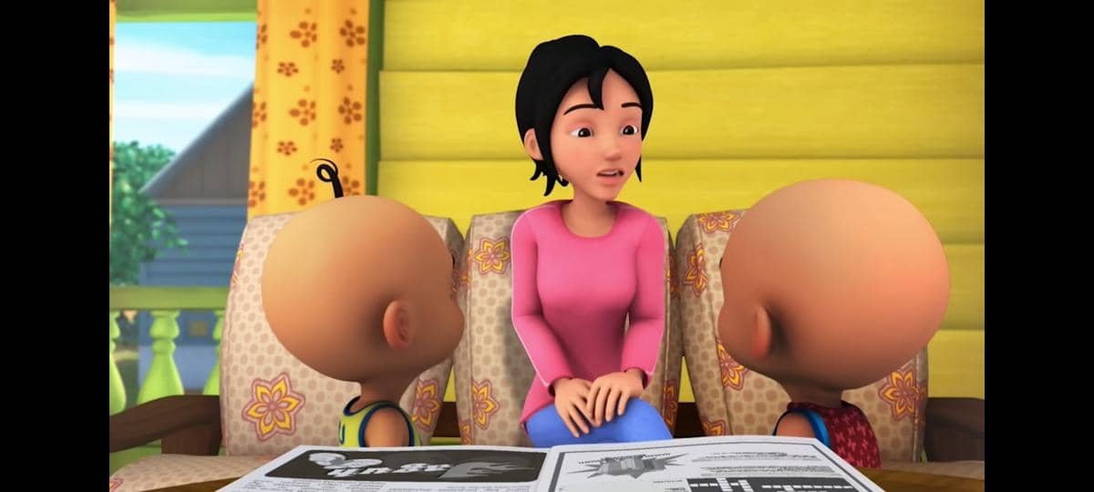 cuplikan serial Upin & Ipin