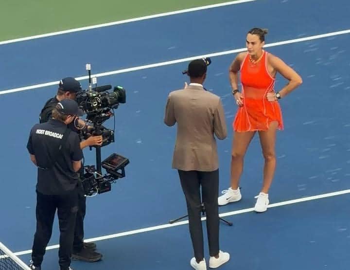 Sabrina Chairunnisa nonton perempat final US Open 2026
