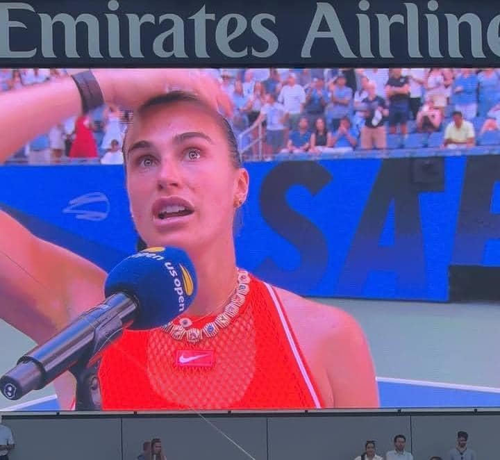 Sabrina Chairunnisa nonton perempat final US Open 2026