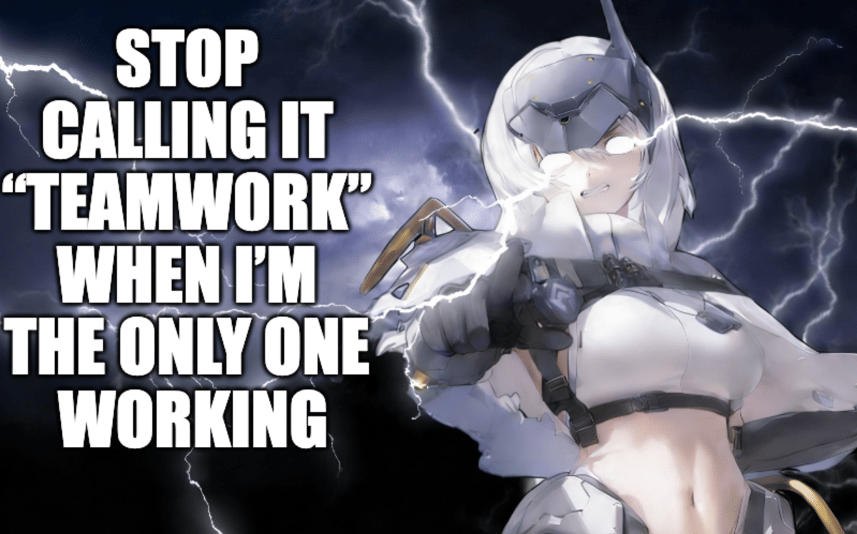 meme anime tentang kerja sama