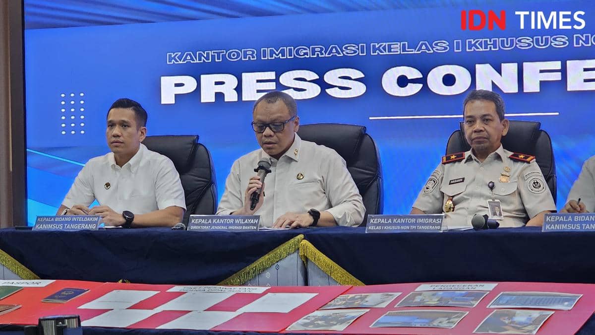 Tujuh warga negara asing diamankan Imigrasi Tangerang setelah diduga terlibat dalam praktik judi online.