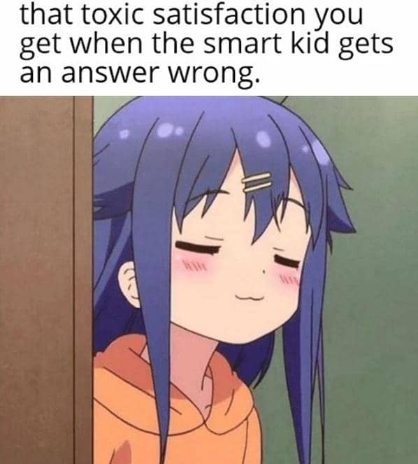 meme anime tentang sifat toksik