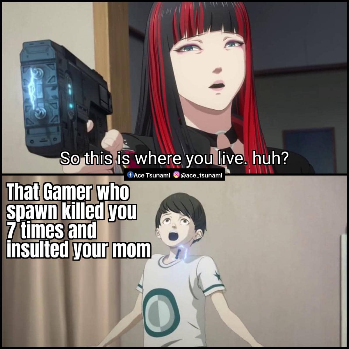 meme anime tentang sifat toksik
