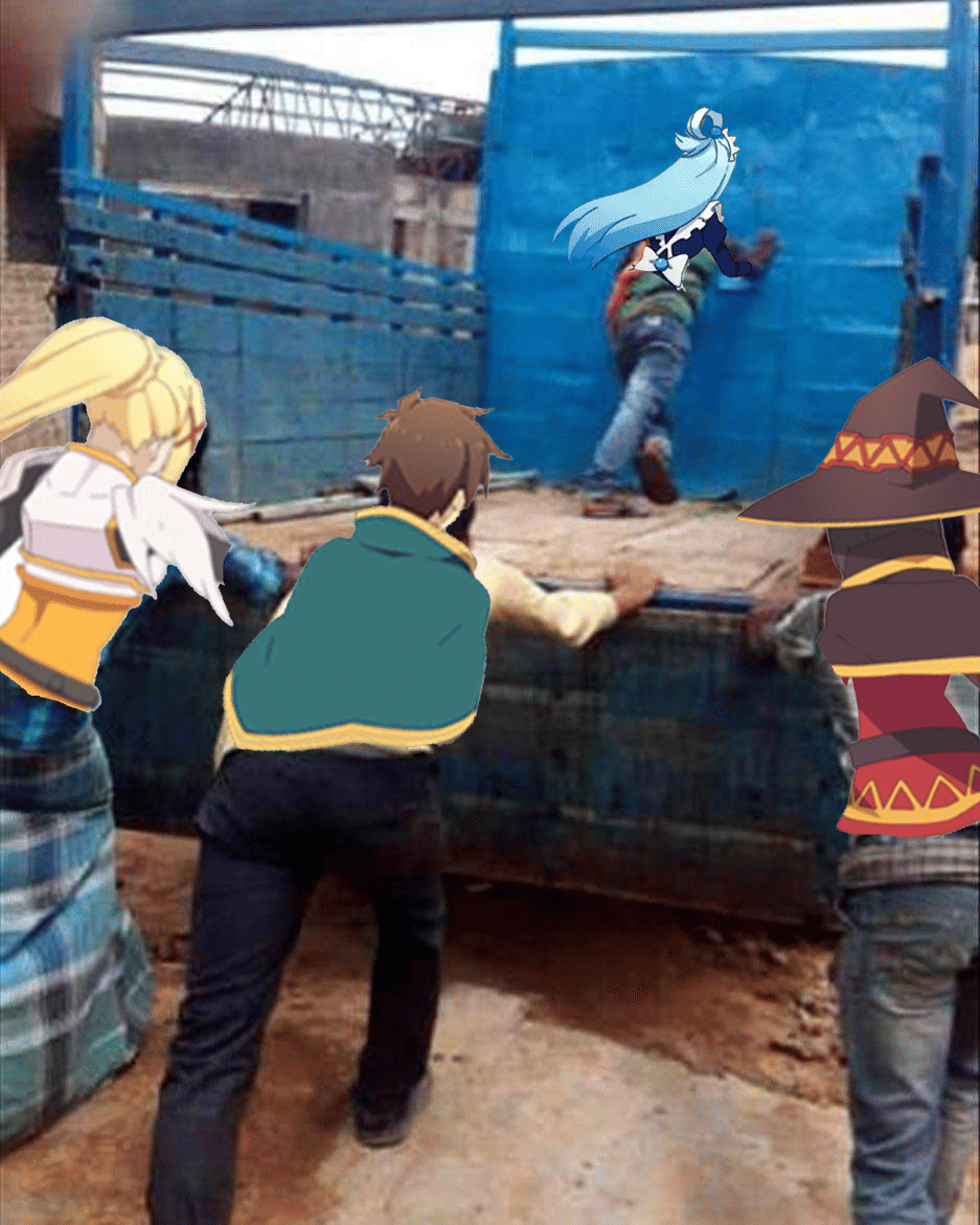 meme anime tentang kerja sama