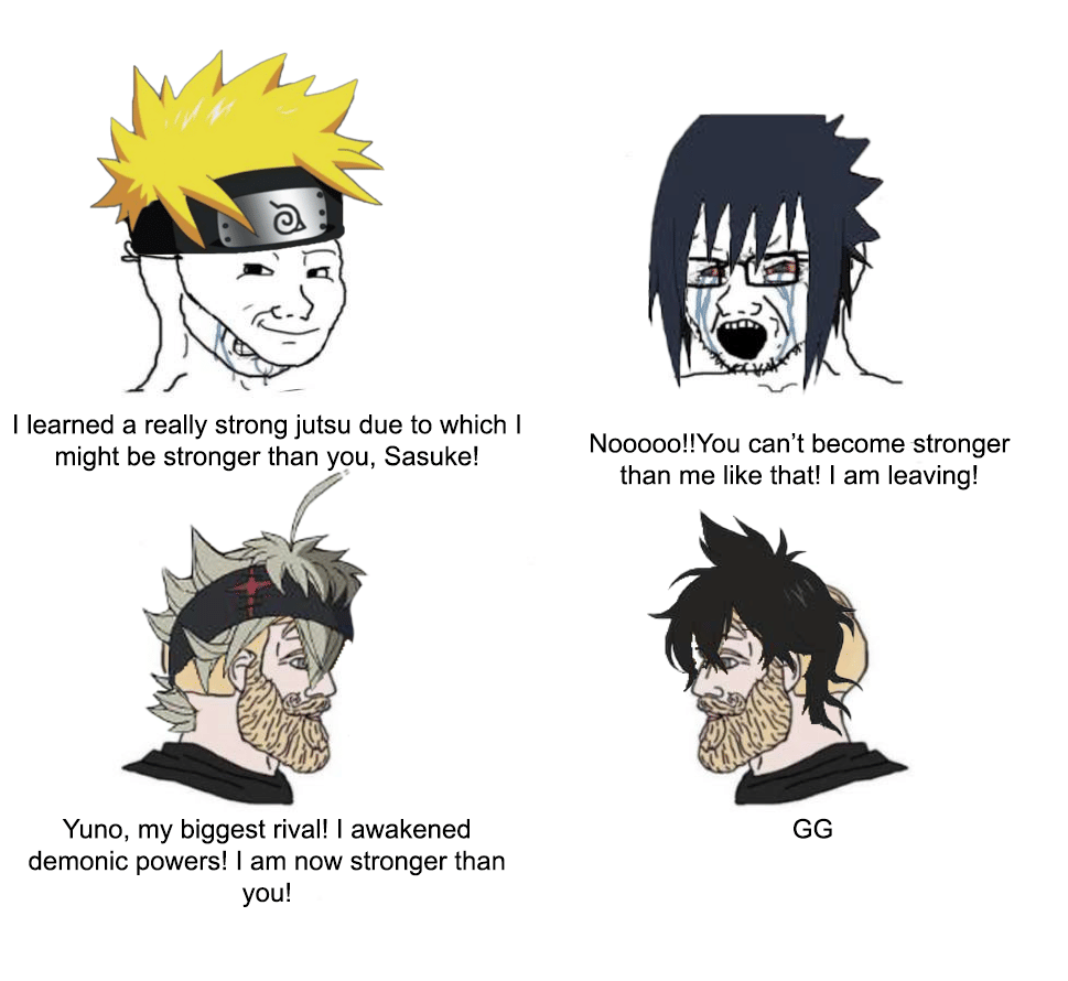 meme anime tentang sifat toksik