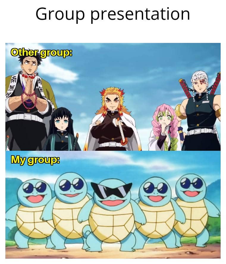 meme anime tentang kerja sama