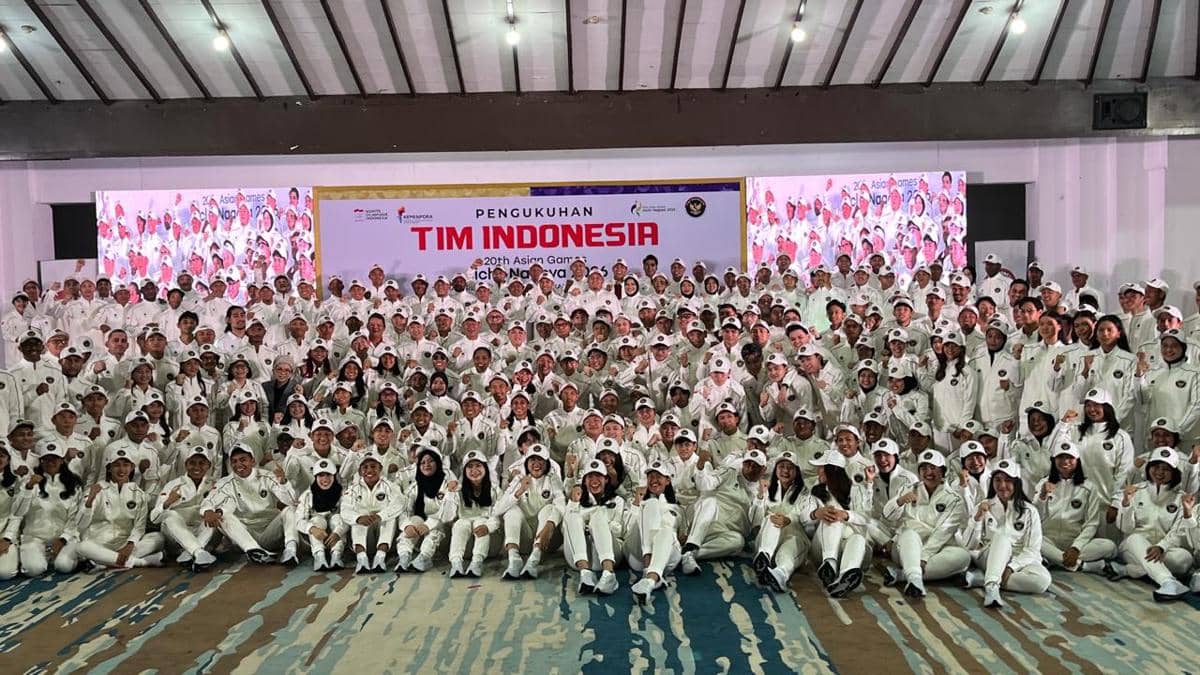 430 Atlet Tim Indonesia untuk Asian Games 2026 Resmi Dikukuhkan
