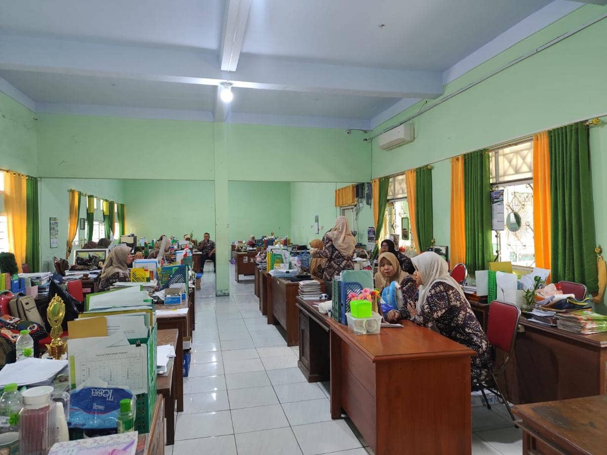 Suasana terkini MAN 2 Rembang, Rabu (9/9/2026). Dok. Kepala Sekolah MAN 2 Rembang. (IST)