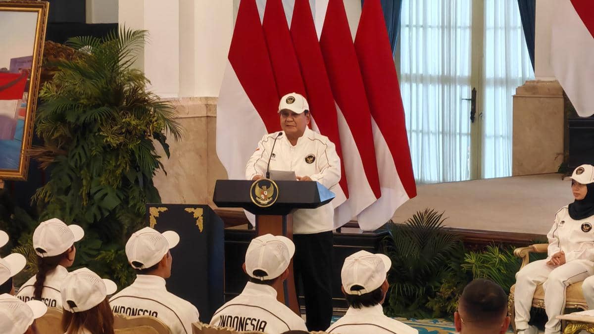 Presiden Prabowo Subianto melepas kontingen official dan atlet yang akan berlaga di Asian Games 2026
