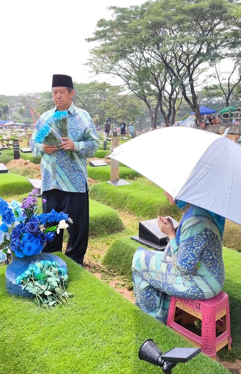 Kronologi pencurian lampu di makam Vidi Aldiano