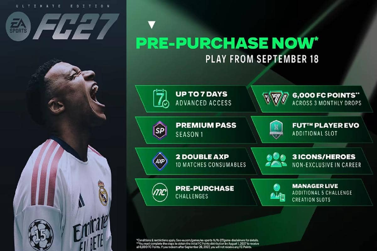 bonus prapesan EA Sports FC 27