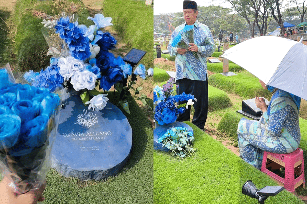 Lampu di Makam Vidi Aldiano Hilang Diduga Dicuri, Netizen Ikut Geram