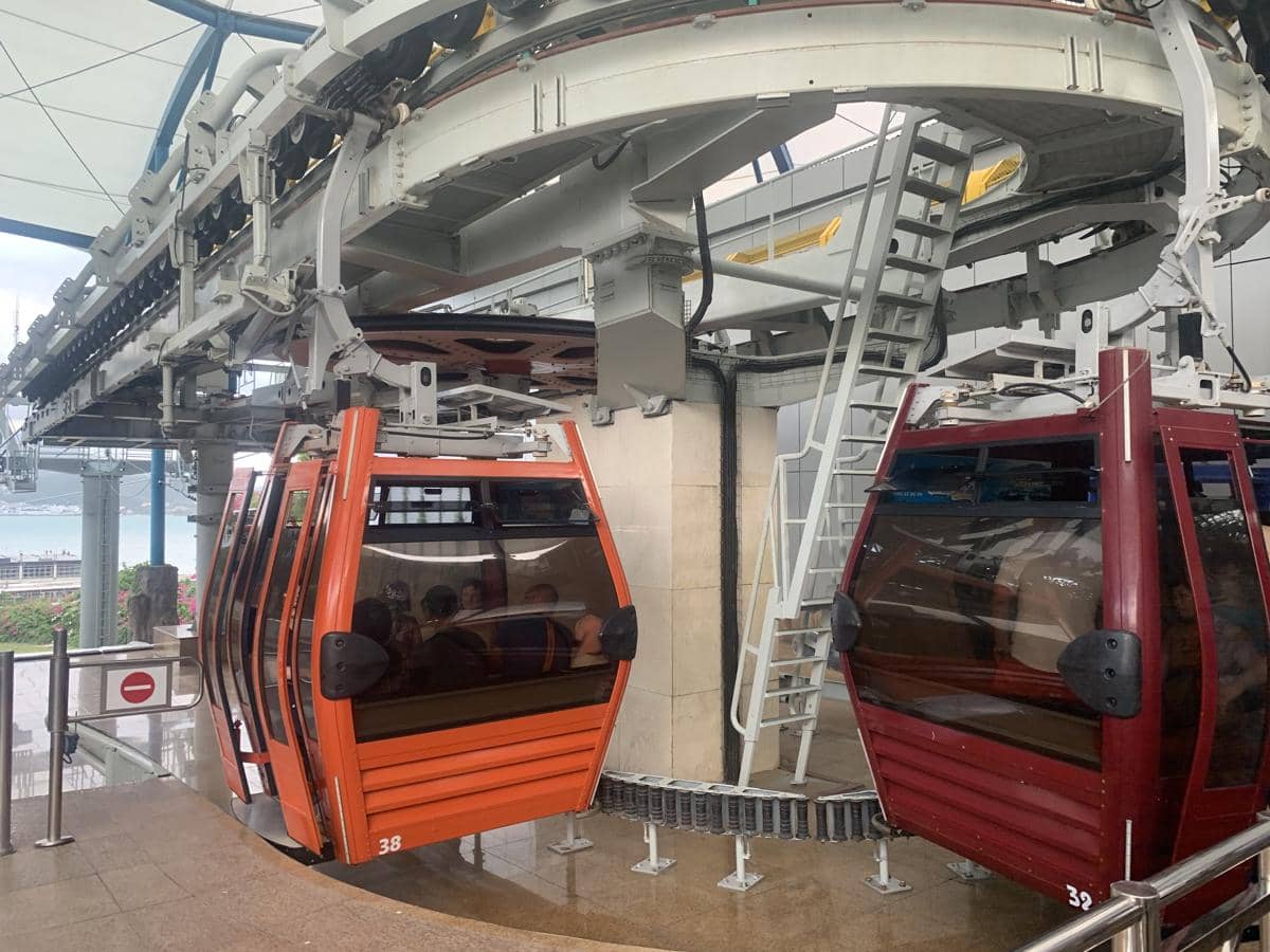 potret Vinpearl cable car 