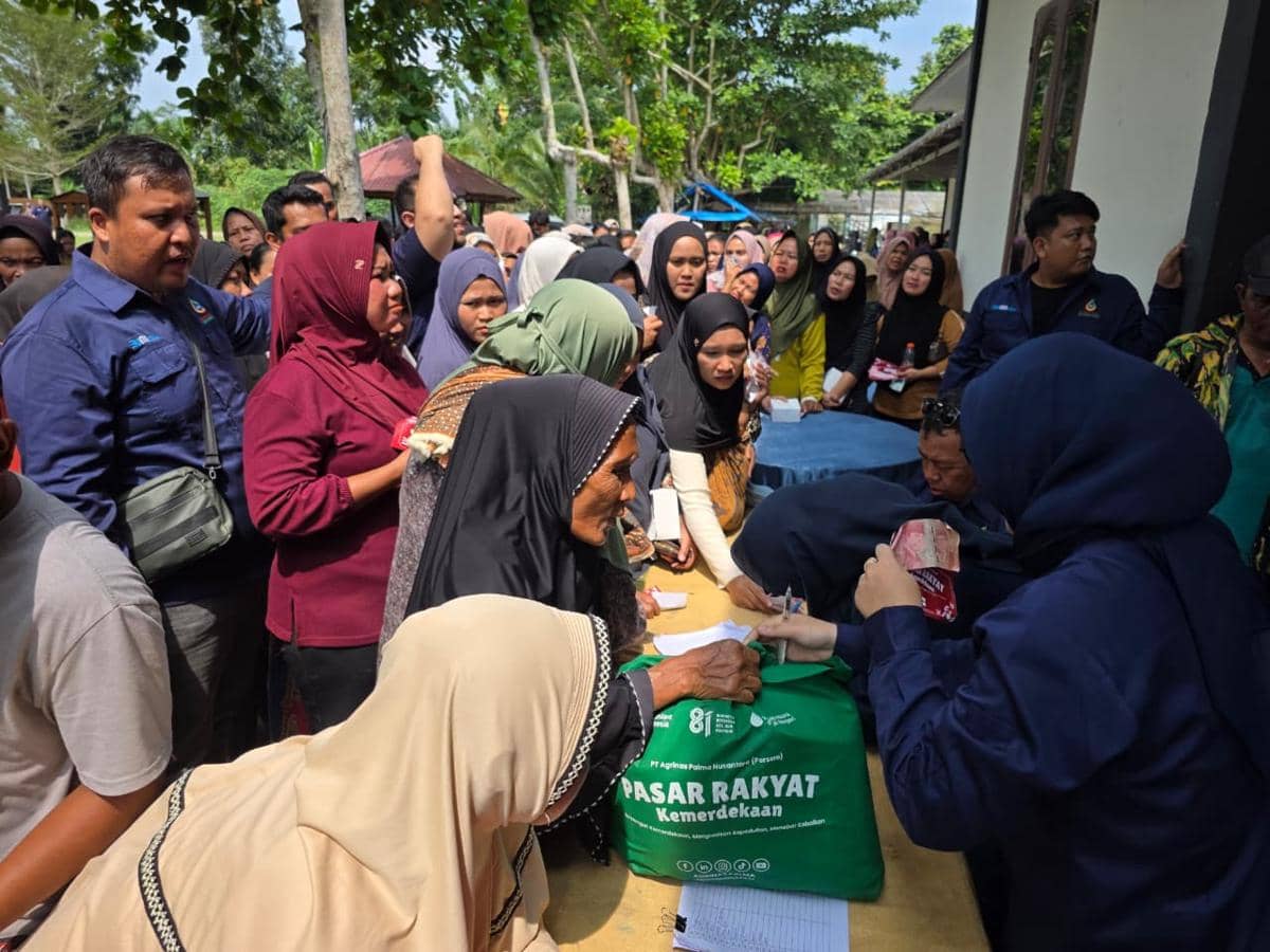 Pasar Rakyat Agrinas, Warga Dapat Sembako dan Cek Kesehatan Gratis