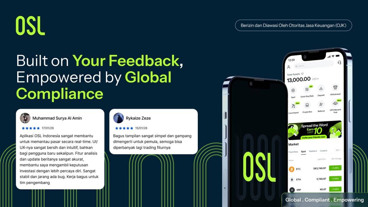 Investor Kripto Mulai Lebih Selektif di Tengah Volatilitas Global (Dok. OSL)