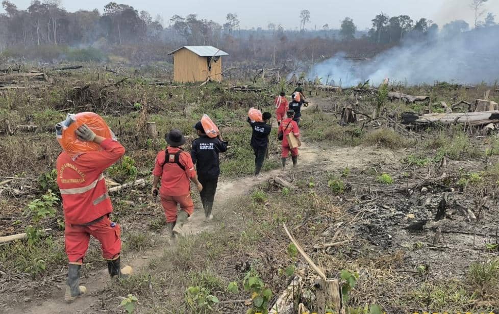 Karhutla Muara Medak Mulai Padam, Kini Muncul Titik Api Lain di Muba