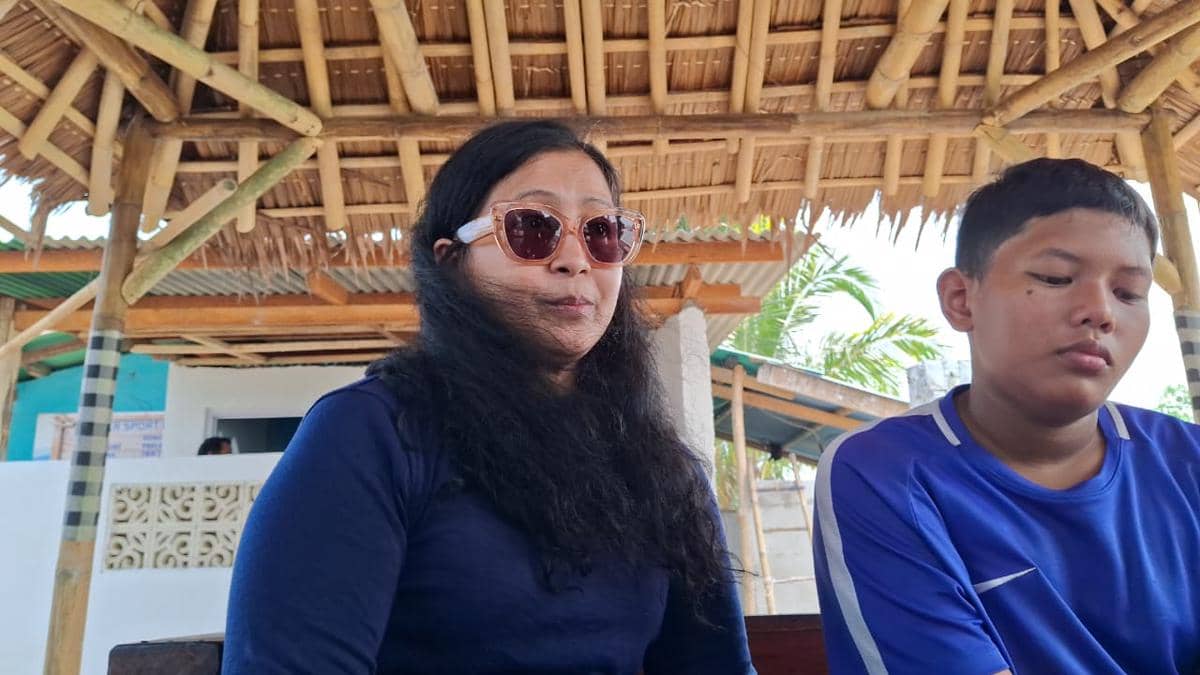 Keluarga jurnalis yang hilang di Selat Sunda (Dok. Istimewa/Acep)