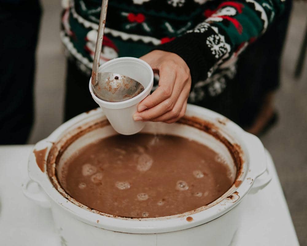 ilustrasi adonan puding cappuccino cincau