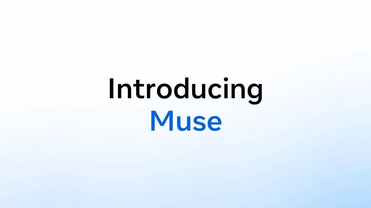 Tampilan agen AI bernama Muse, rilisan Meta, sebagaimana dibagikan melalui akun X resmi Muse di platform X.