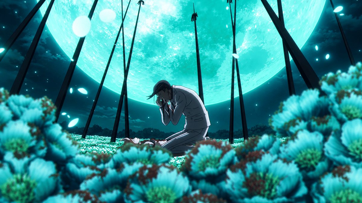 Adegan Amagi memakan Mononoke dalam anime BlackTorch