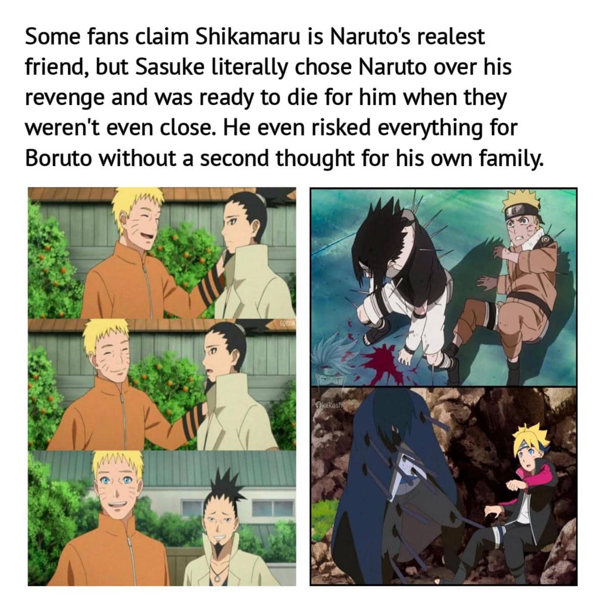 meme Naruto tentang persahabatan
