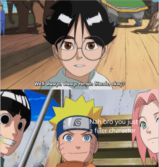 meme Naruto tentang filler