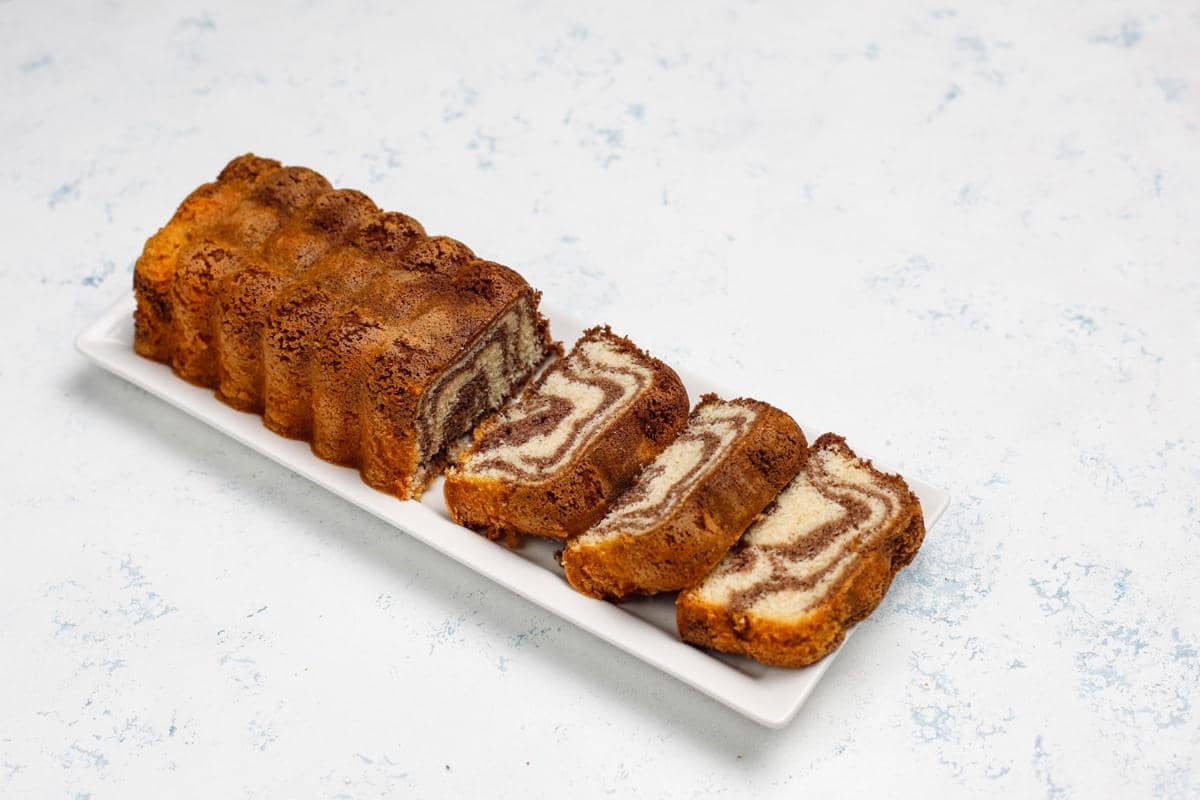 Resep Hojicha Marble Cake, Kue Lembut dengan Motif Cantik