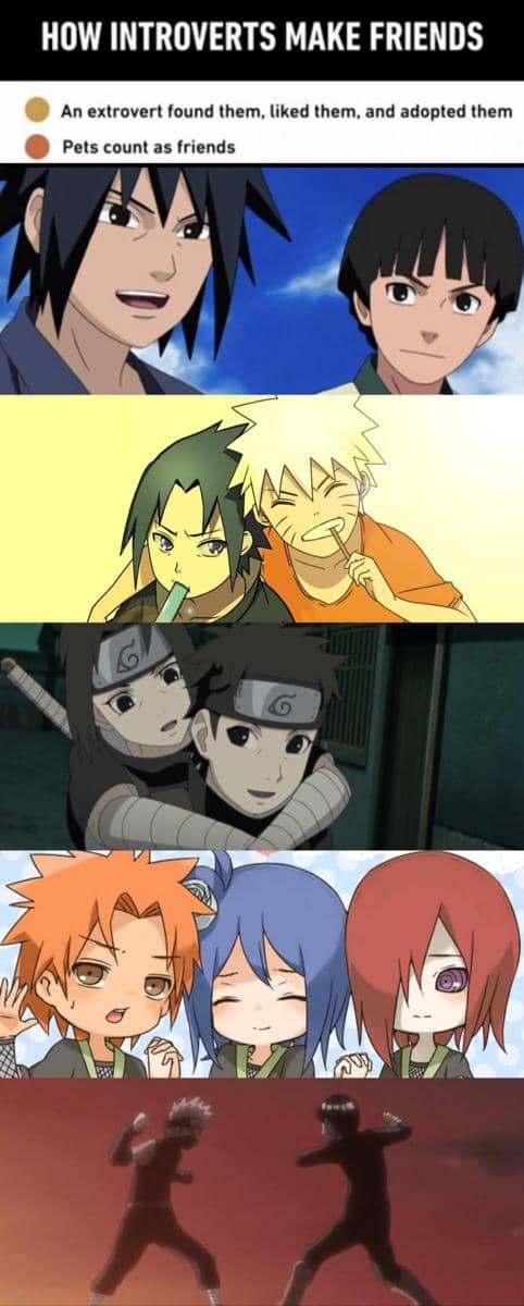meme Naruto tentang persahabatan