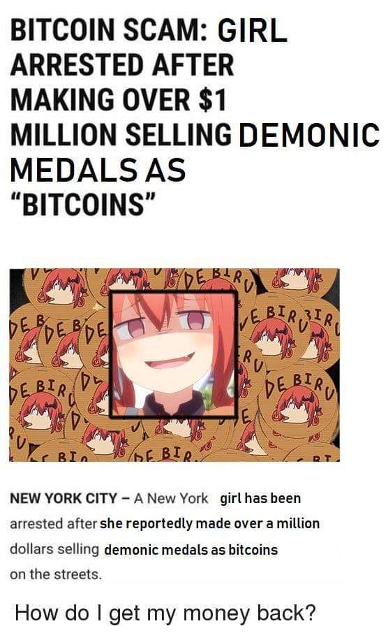 meme anime tentang penipu