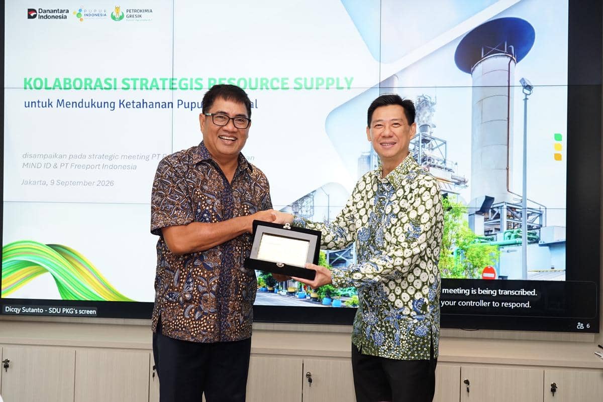Petrokimia Gresik Gandeng MIND ID, Freeport Amankan Bahan Baku Pupuk