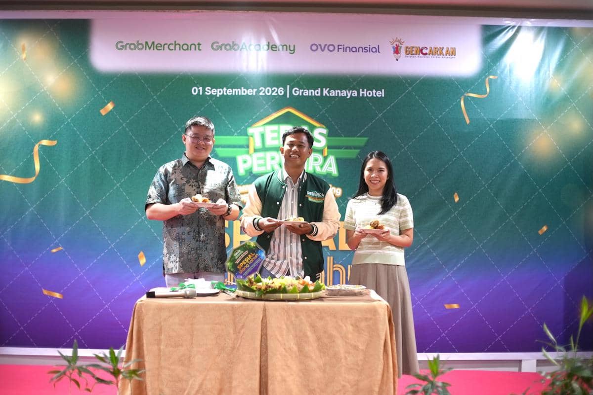 Grab dan OVO Finansial Bikin Teras Perwira di 10 Kota, Edukasi 1.400 Mitra