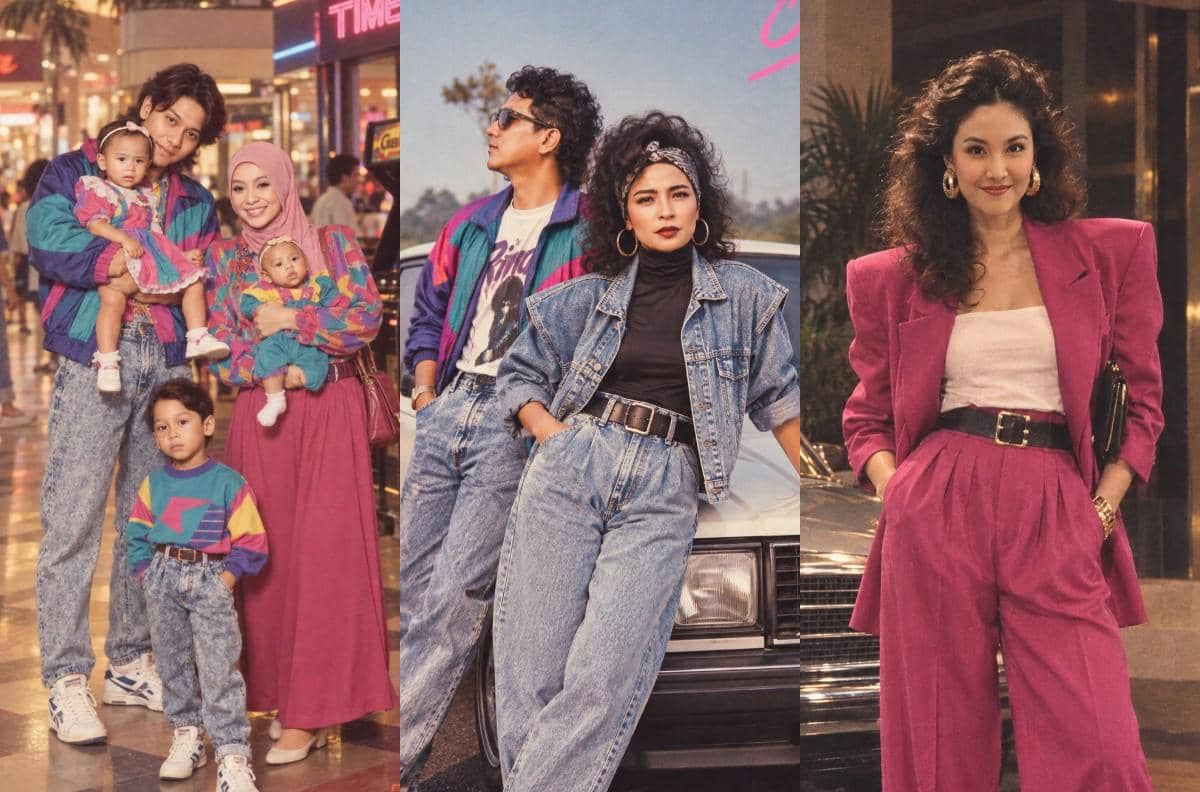 10 Referensi OOTD Gaya 80-an ala Seleb, Variasi Tema Retro!