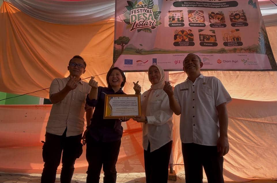 Festival Desa Lestari digelar di Desa Bogorejo, Kecamatan Gedong Tataan, Kabupaten Pesawaran. (IDN Times/Istimewa).