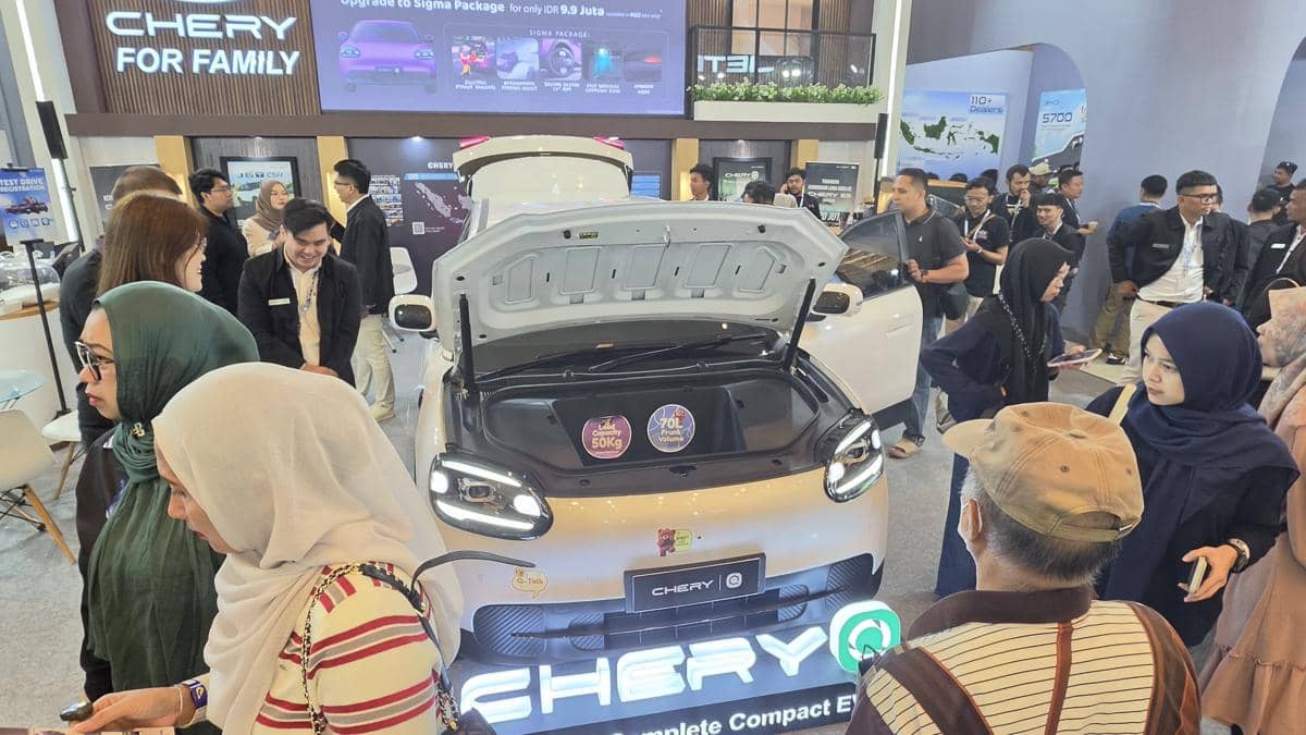 Chery Q, kendaraan baru dari Chery, resmi hadir dan mengaspal pada ajang GIIAS Bandung 2026 di Indonesia.