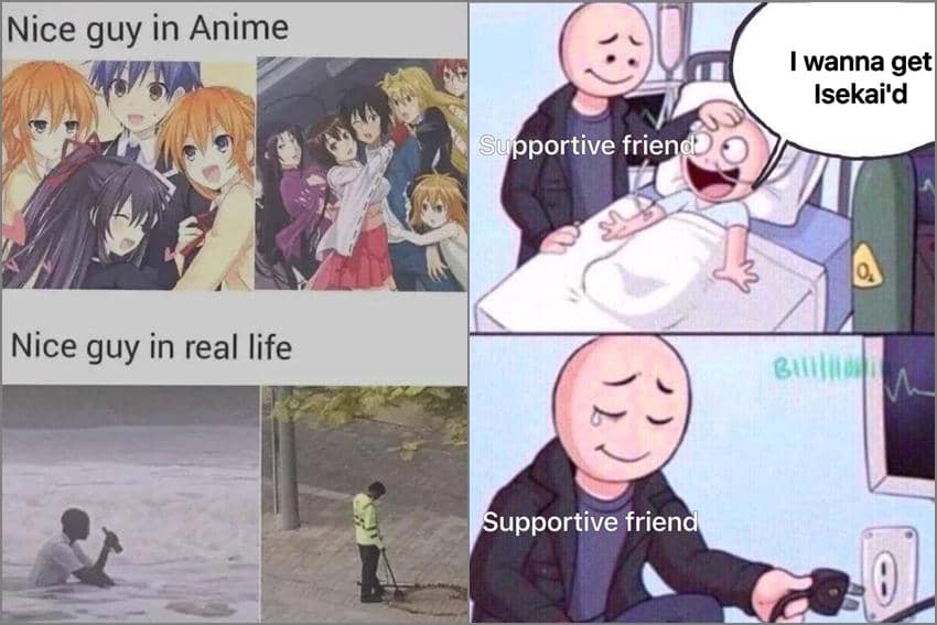 8 Meme Anime tentang Cowok Baik, Berakhir Jadi Sad Boy?
