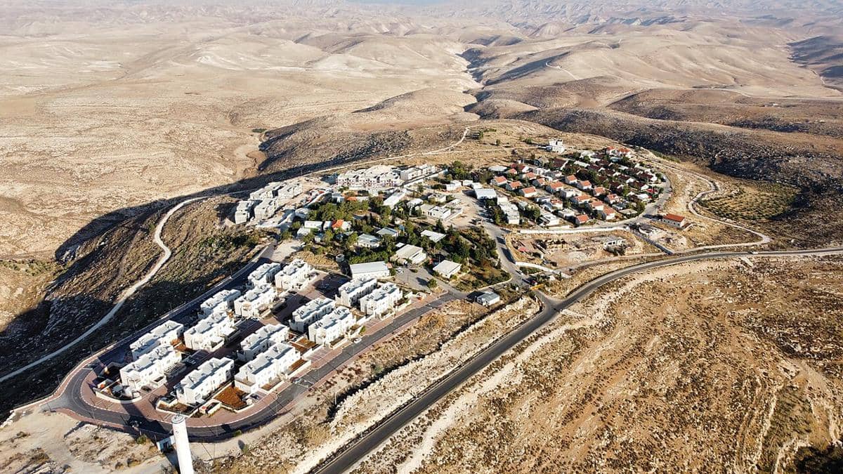 permukiman Israel Ma'ale Amos di Tepi Barat