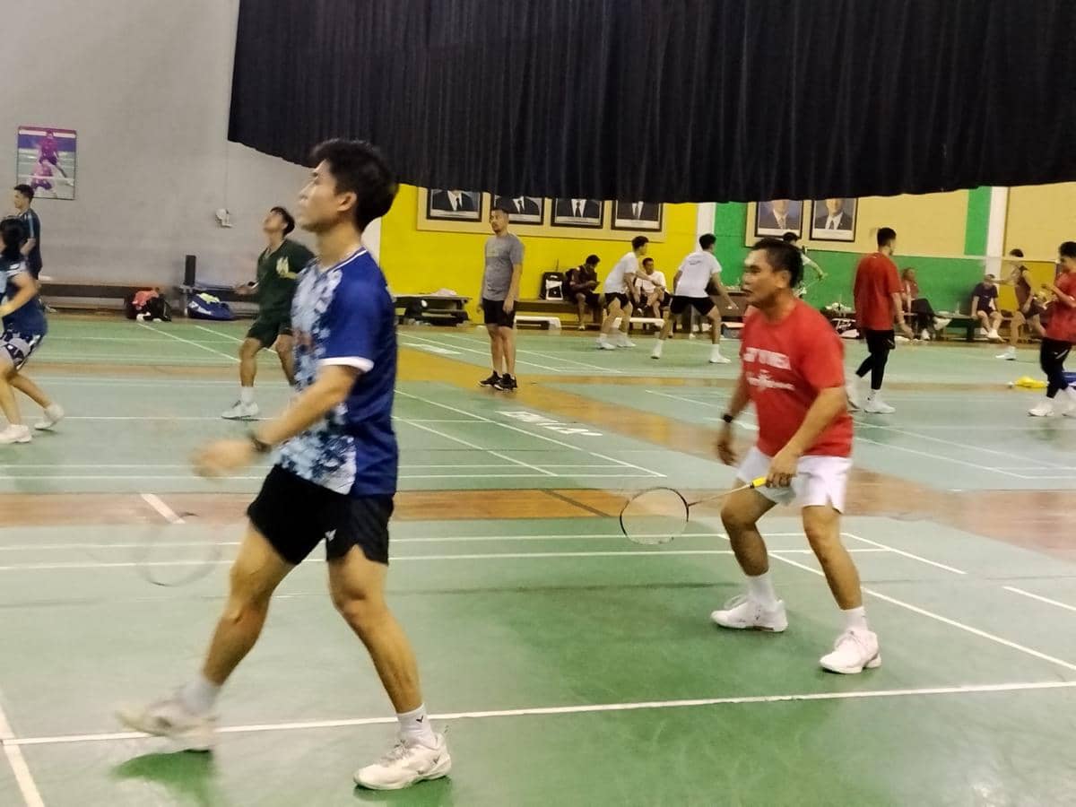 Kala Ketum PBSI Fadil Imran Jajal Bagas/Apri di Pelatnas PBSI