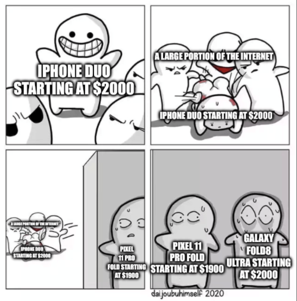 meme kartun iPhone Duo
