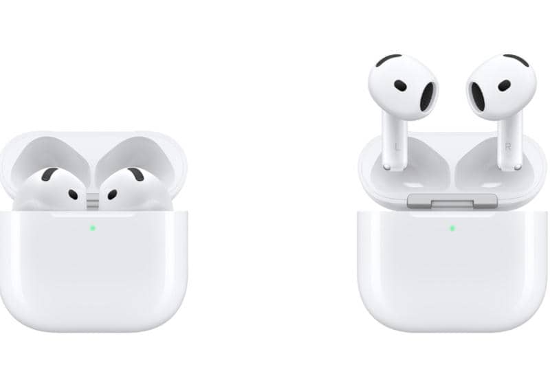 AirPods 5 dan AirPods 5 dengan Wireless Charging Case