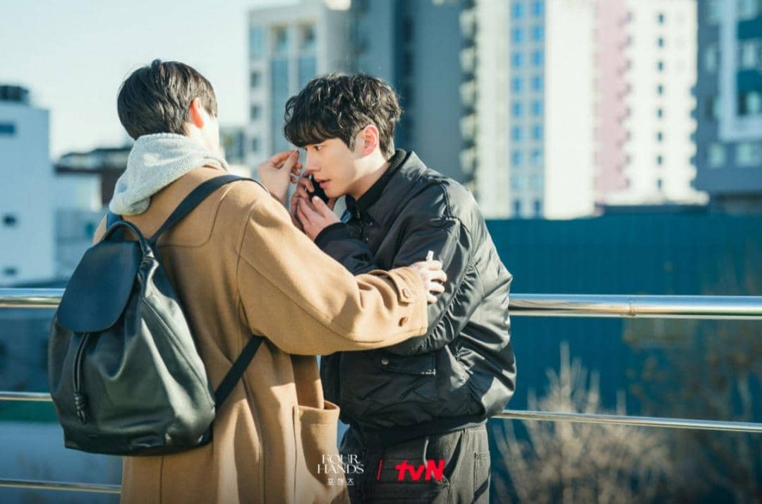 Tangkapan layar cuplikan drama Korea Four Hands, Two Sonatas, serial yang ditayangkan melalui saluran tvN.