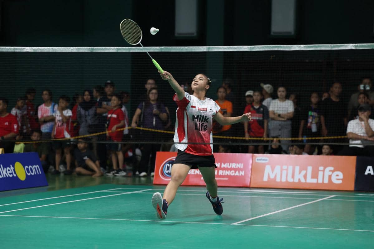 Para peserta muda mengikuti rangkaian Audisi Umum PB Djarum 2026 yang berlangsung semarak di Kudus.